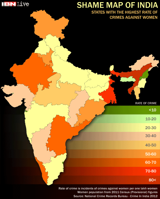 Shame Map Of India